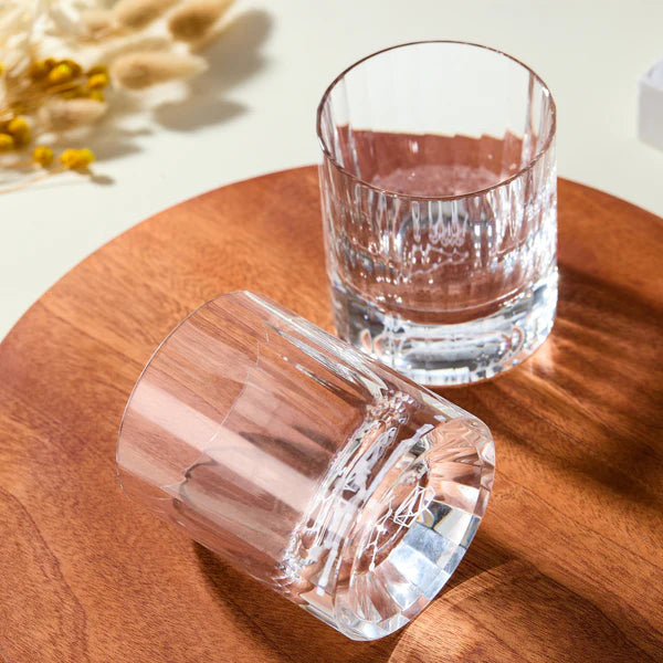 Edo Kiriko Hand-Carved "12 Constellations" Lead-Free Premium Crystal Whiskey Glass – A Celestial Birthday Gift