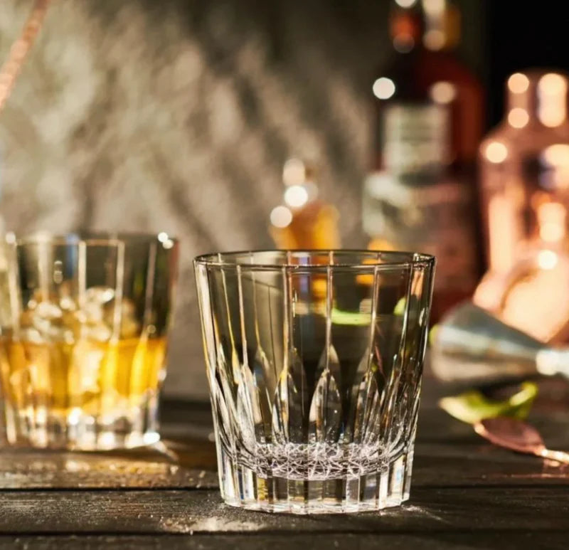 Edo Kiriko Hand-Carved Luxury Starburst Crystal Whisky Glass – A Radiance Born of Starlight