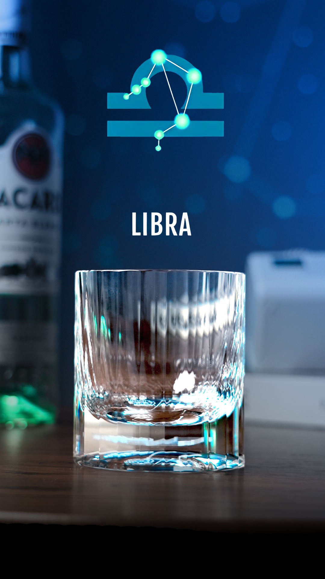 Edo Kiriko Hand-Carved "12 Constellations" Lead-Free Premium Crystal Whiskey Glass – A Celestial Birthday Gift