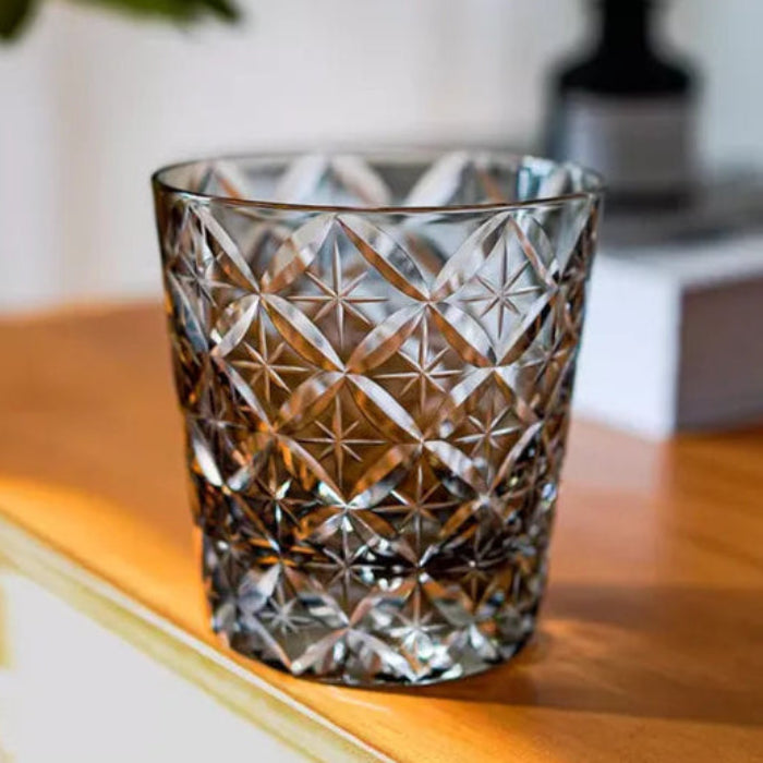 Edo Kiriko Asanoha Star Whisky Glass – Hand-Carved Premium Crystal Glass | Infinite Growth