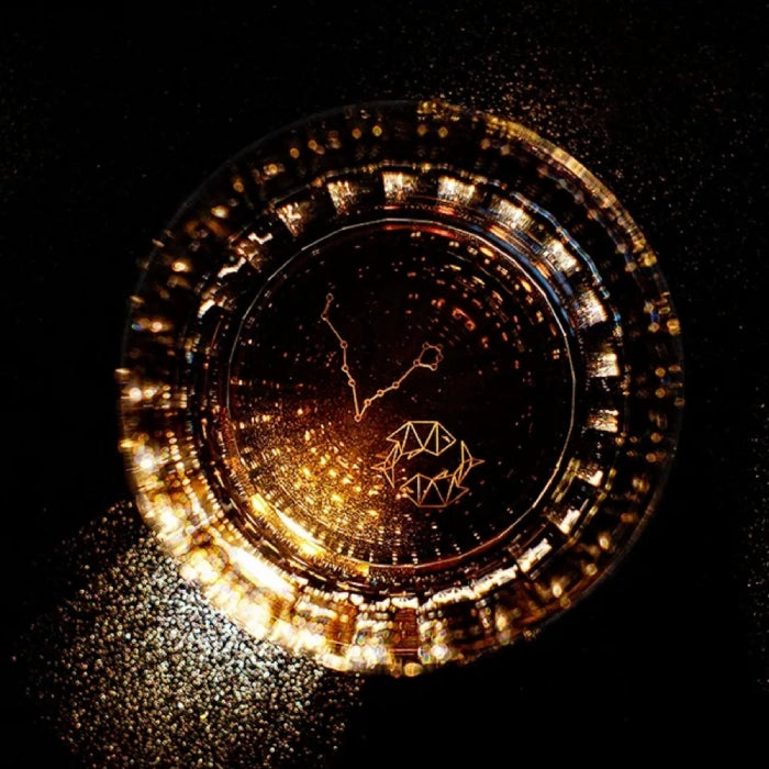 Edo Kiriko Hand-Carved "12 Constellations" Lead-Free Premium Crystal Whiskey Glass – A Celestial Birthday Gift